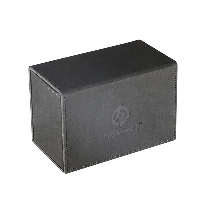 Collectible Leather Playing Card Box