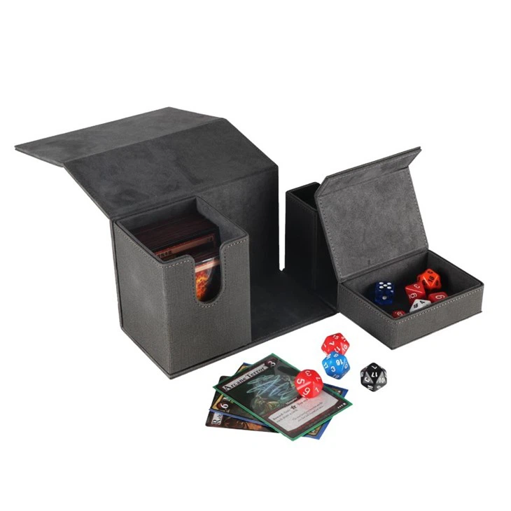Collectible Leather Playing Card Box