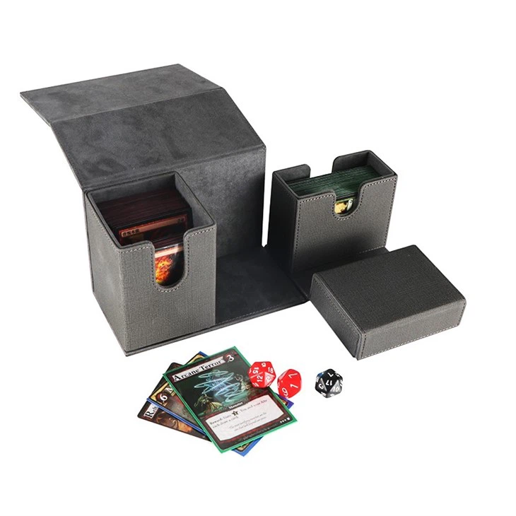 Collectible Leather Playing Card Box