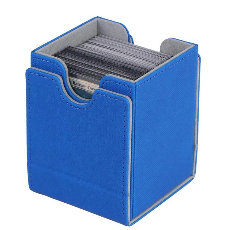 Microfiber Lining And Leather Card Box