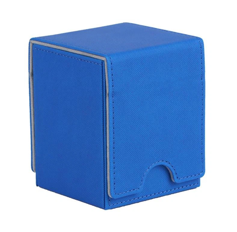 Microfiber Lining And Leather Card Box