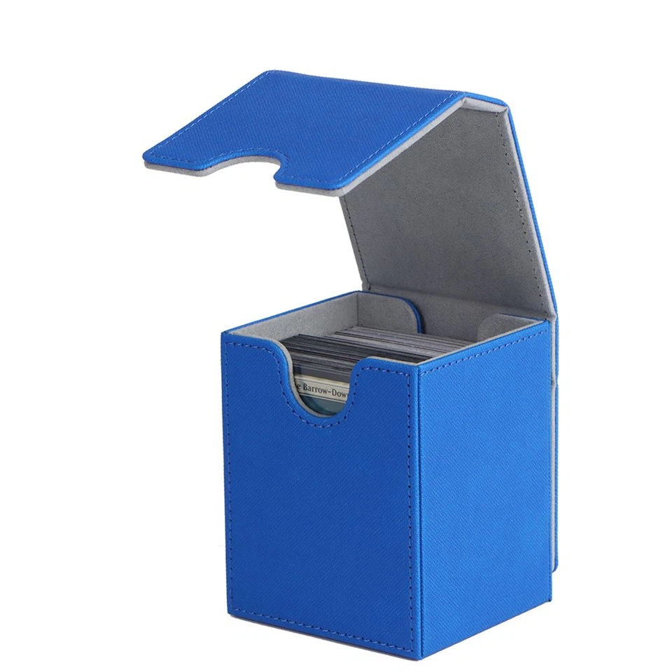 Microfiber Lining And Leather Card Box